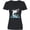 AB-Black, variant on Inktastic Great White Shark Jumping Women's V-Neck T-Shirt
