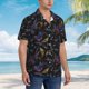thumbnail image 3 of Fotbe Lavender Flowers Camisa Hawaiana para Hombre Unisex – Camisa Casual de Verano con Botones de Manga Corta de Algodón y Lino,Large, 3 of 7