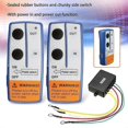 thumbnail image 4 of 12V Car Wireless Winch Electric Remote Control Switch with Manual mitter for Jeep Truck ATV SUV, 4 of 5