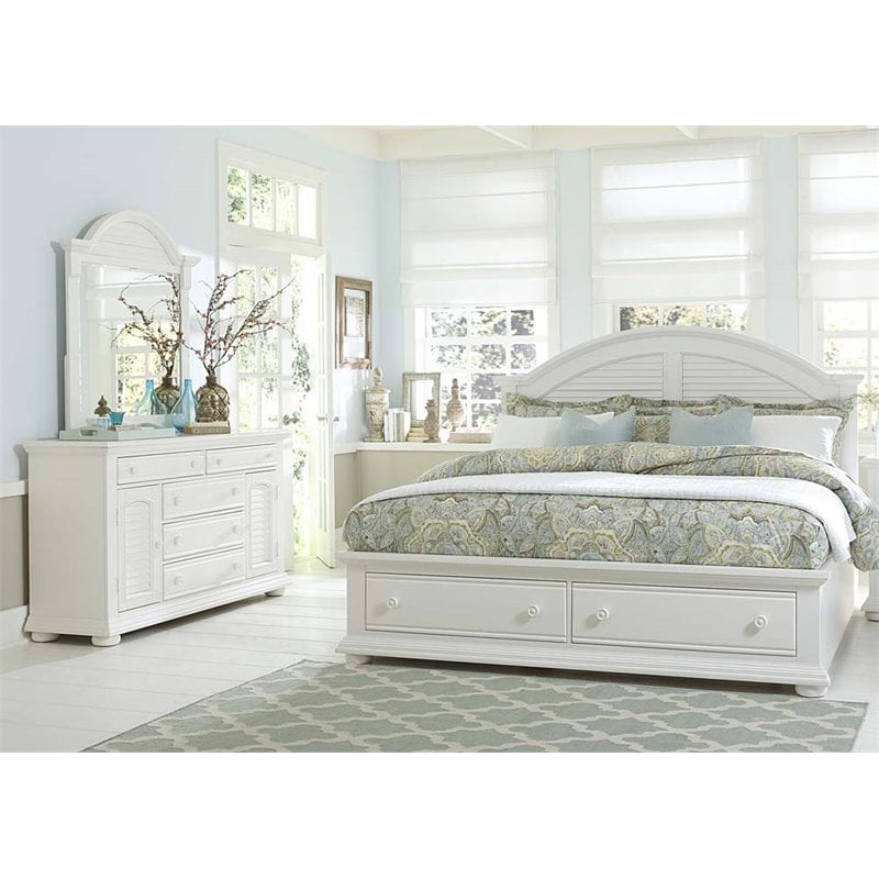 Liberty Furniture Summer House I 3 Piece Queen Storage Bedroom Set