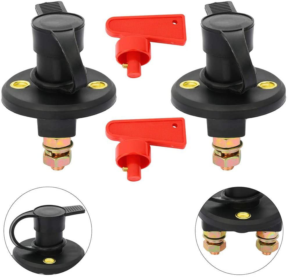 AUTOMUTO New Battery Disconnect Cut Off Power Master Switch for Car Auto Boat Truck,Shipping from US Warehouse 