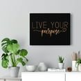 thumbnail image 6 of Scripture Walls  Live Your Purpose Bible Verse Canvas Christian Wall Art Ready to Hang Unframed, 6 of 16