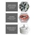thumbnail image 4 of Generic Compact 500W 48V Three-Phase AC Permanent Magnet Wind Generator - Low RPM, High Efficiency for DIY Projects (Free Shipping), 4 of 6
