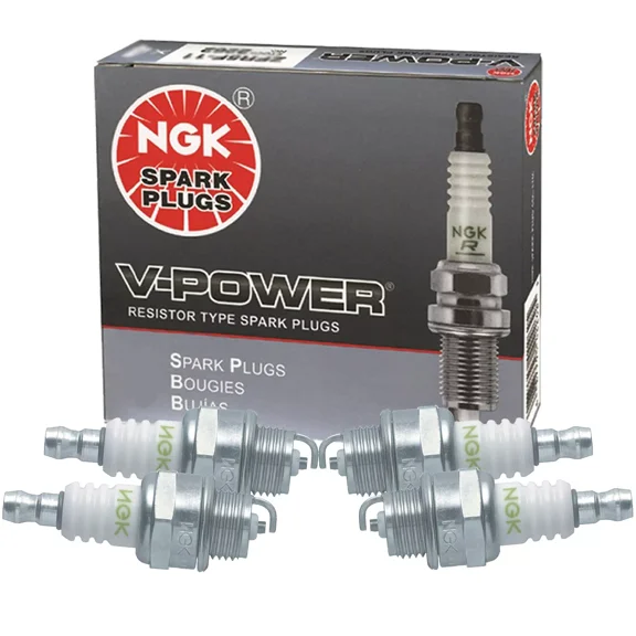 Set of 4 NGK V-Power Spark Plugs 5574 (BPM8Y)