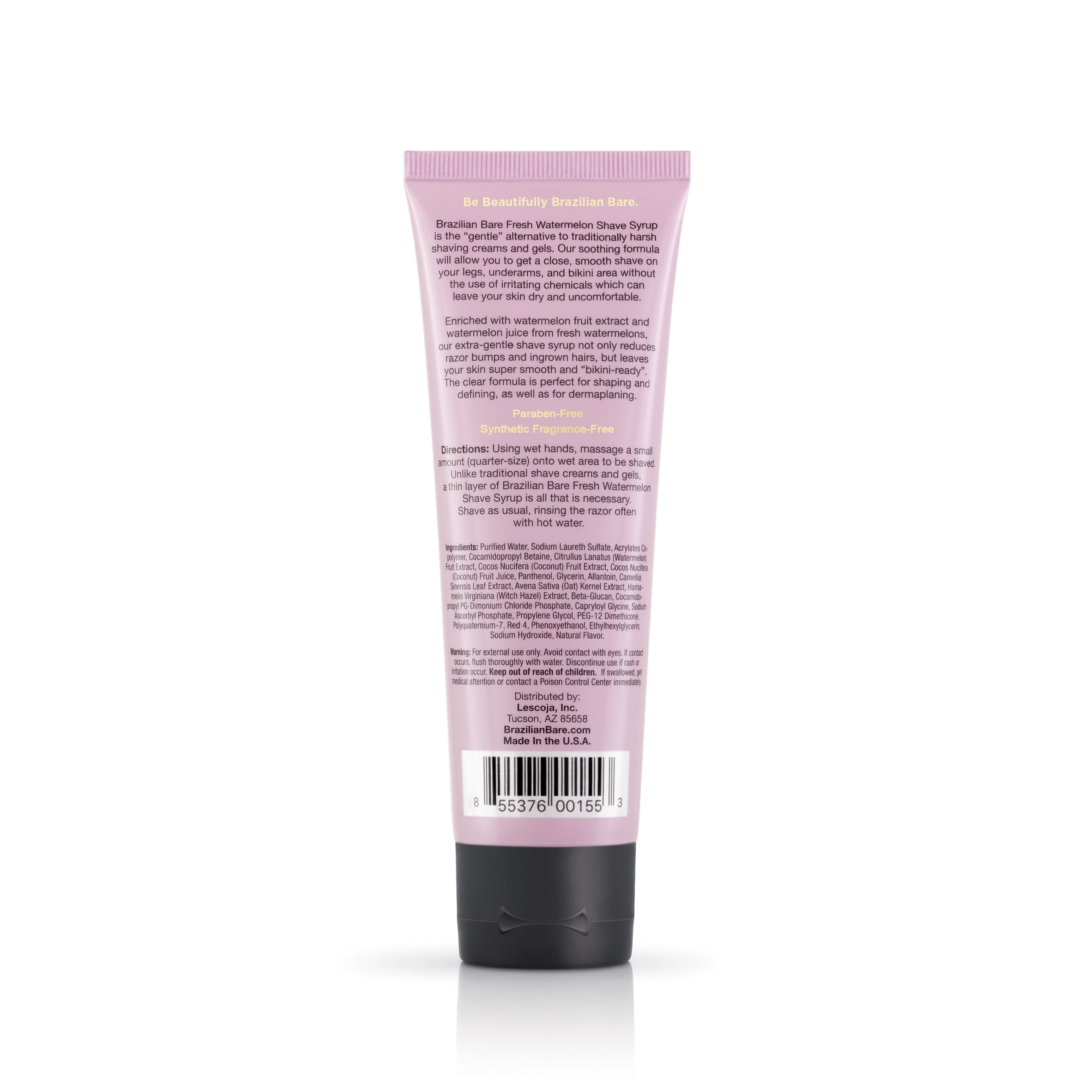 Brazilian Bare Fresh Watermelon Shave Syrup, 4 oz