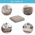 thumbnail image 6 of Eurhowing Outdoor Chair Cushion Covers 6Pcs, Waterproof Stretch Seat Cushions Slipcovers, Chair Seat Furniture Protector for Patio, Khaki, 6 of 16