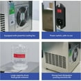 thumbnail image 5 of Mvckyi Snowflake Ice Machine Commercial Ice Shaver Machine, Korean Shaved Ice Machine Commercial Snowflake Ice Maker, 176lbs/Day Snow Cone Machine, Fast Cooling, for Snack Bar, Ice Cream Shop, 5 of 8