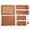 EUR, variant on 2000 GBP Cash Savings Challenge Box Wooden Money Bank with Counter, Decorative Retro Savings Vault with Pen for Personalized Financial Planning, Wood