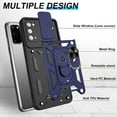 thumbnail image 3 of for Galaxy S20 Case with HD Screen Protector, Heavy Duty Shockproof Samsung S20 5G Case with 360 ° Rotation Metal Kickstand [Military Grade] Protective Case for Samsung Galaxy S20, Blue, 3 of 13