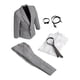 thumbnail image 5 of Trajes de oficina para hombre, trajes formales hechos a mano, ropa elegante, accesorios de escenario para fiesta, accesorios para figuras de, 5 of 7