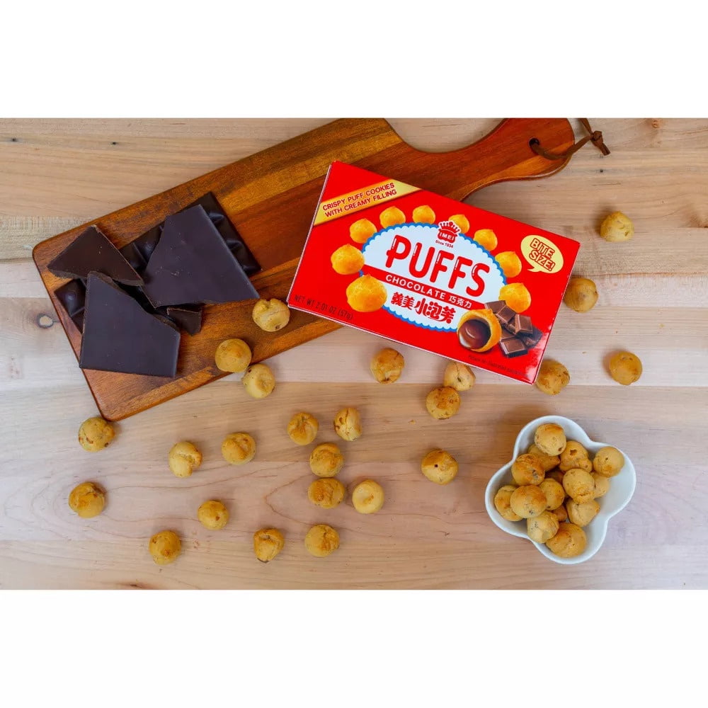 I MEI Chocolate Puffs, 2.01 oz