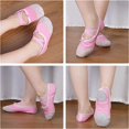 thumbnail image 4 of Zapatos de ballet para niñas con puntera de cuero de primera calidad Zapatos de ballet Zapatos de baile Zapatos planos de gimnasia para niñas, 1 par de talla 25 para niñas cuyos pies miden 16,5 cm ER, 4 of 5