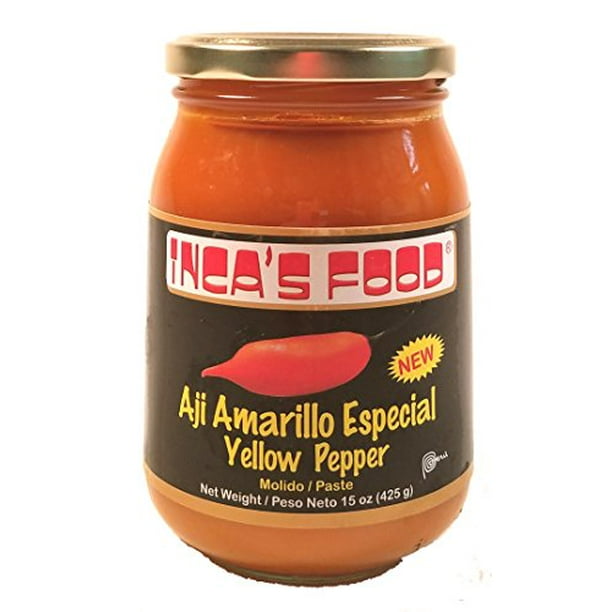 Aji Amarillo Paste Especial - 15 Oz - Deseeded Yellow Pepper Paste From Peru