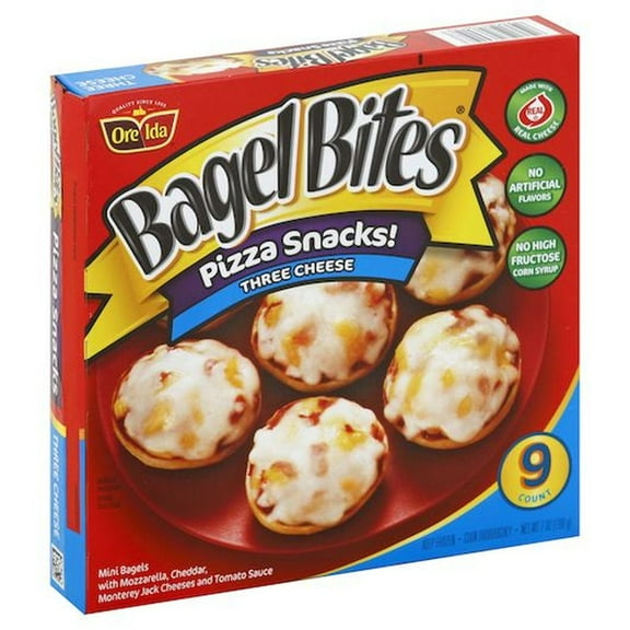 Bagel Bites Three Cheese Pizza Snack, 7 Ounce -- 8 per case