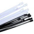 thumbnail image 2 of Attaches à Glissière Réutilisables, Attaches pour Câbles Électriques, Attaches à Glissière Libérables 8 Pouces Attaches de Résistance à la Traction Lot de 200 Blanches, Attaches à Glissière Libérables, Attaches à Glissière pour Câbles, 2 of 3