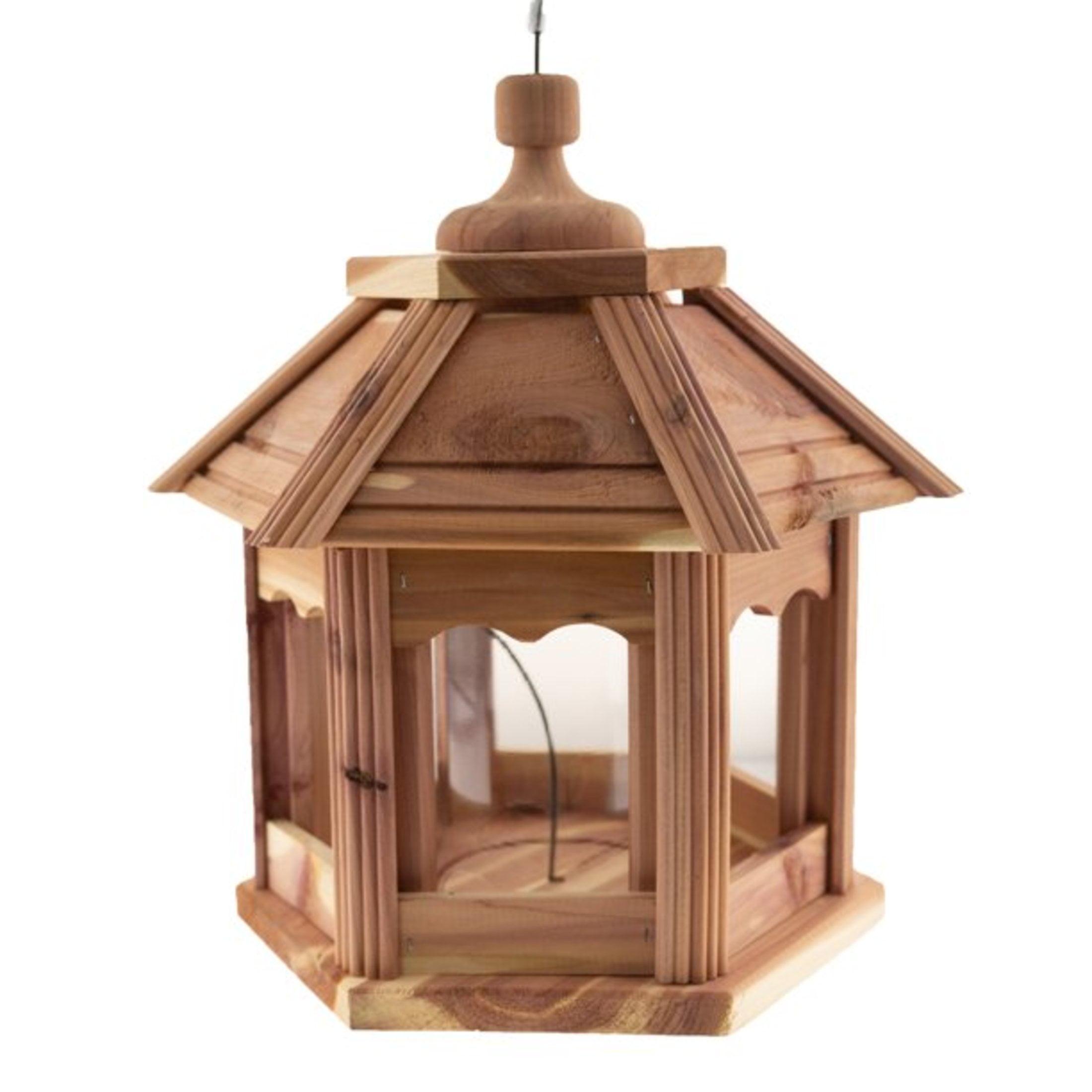 Pennington Cedar Gazebo Wild Bird Feeder, 3 lbs Capacity