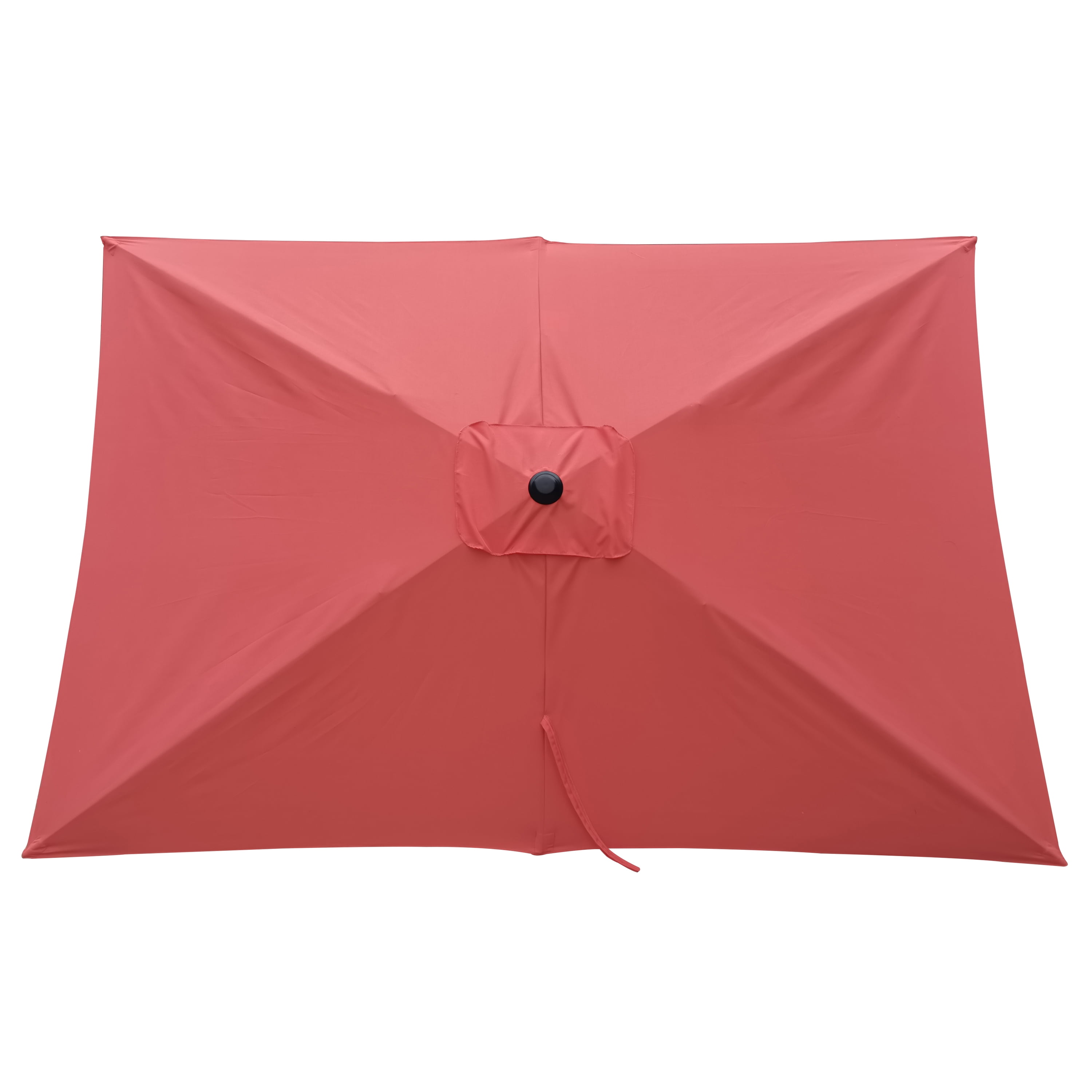 Royard Oaktree 6x9ft Patio Umbrella, Outdoor Rectangular Market Umbrella with Crank and Push Button Tilt, Outside UV Protection Sun Shade Table Umbrella for Garden Lawn Backyard Poolside, Brick red
