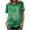 Green, variant on Patlollav Women Tees Under $10, Tops for Women St. Patrick'S Day T-Shirt Shamrock Heart Print Round Neck Short Sleeve Blouses