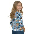 thumbnail image 3 of Abcomgle Girls Top 10-12 Crewneck Dog Graphic Toddler Girls T-Shirts Summer 3/4 Sleeve Girls Shirts Cute Cotton Tops, 3 of 5