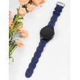 thumbnail image 3 of TOYOUTHS 20mm Lace Silicone Band Compatible with Samsung Galaxy Watch 7 6 5 4 FE 40mm 44mm/Watch 6 Classic/Watch 5 Pro/Watch 4 Classic/Active 2/Watch 3 Band, Women Soft Hollow-Out Watch Strap, 3 of 6