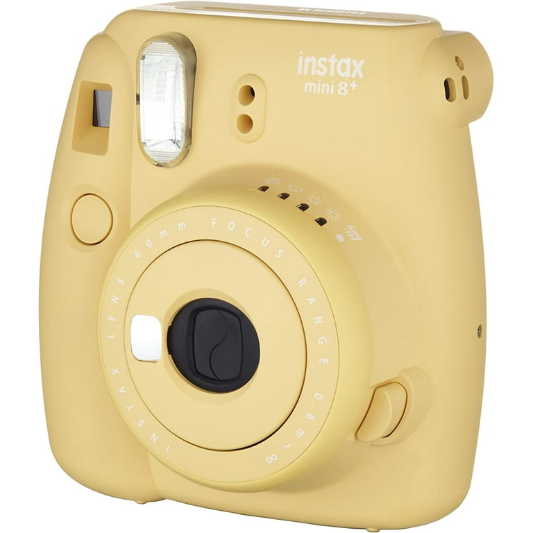 Fujifilm Instax Mini 8+ (Honey) Instant Film Camera + Self Shot