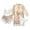 Rose Gold, variant on Hpapadks Robes for Women Set Bodysuit Garter Robes Underwear Lace Deep V Neck 4 Piece Sleepwear Nightgowns for Women Light Pink L
