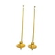 thumbnail image 5 of Candelas montadas en la pared Artesanías de hierro Decoración Rústica Candilla Stick soporte Ornamento de pared para sala de estar Fiesta de chimenea 2x dorado, 5 of 8