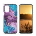 thumbnail image 1 of Compatible with LG K62 Phone Case, Blue-Marble-49 Case Silicone Protective for Teen Girl Boy Case for LG K62, 1 of 1