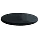 thumbnail image 5 of Mantel redondo de piel sintética resistente a las manchas para mesa de centro moderna. Negro l, 5 of 9