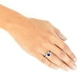 thumbnail image 3 of ELYA Jewelry Women's Pear-Cut Blue Cubic Zirconia Sterling Silver Ring, 3 of 4