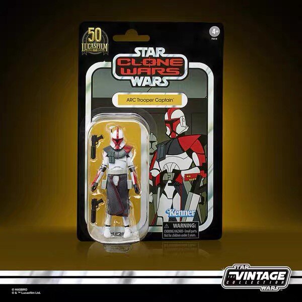 Original Hasbro Star wars 3.75inch ARC Trooper Vintage Collection Koska Reeves Darth Vader Yoda Barriss Offee figures model toys heqiyong LED