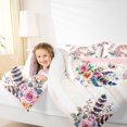 thumbnail image 4 of Manfei Chic Unicorn Bedding Comforter SetNcolorful Flower Twin Comforter Sets,Rustuc Floral Bedding Set For Child,Breathable Home Decor Reversible,2 Pieces, 4 of 8