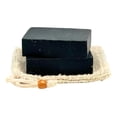 thumbnail image 1 of Jabon Artesanal Carbon Activado 2 Piezas Y Bolsa Exfoliante, 1 of 5