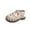 Beige, variant on Icvfdpl Sandals For Teen Girls Half Open Toe Mesh Design Flat Summer Dress Shoes Little Child Vacation Soft 6 Years-7 Years