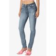 thumbnail image 3 of TheMogan Women's Perfect Shaping Slimming Mid Rise Dark Washed Ankle Skinny Jeans, 3 of 7
