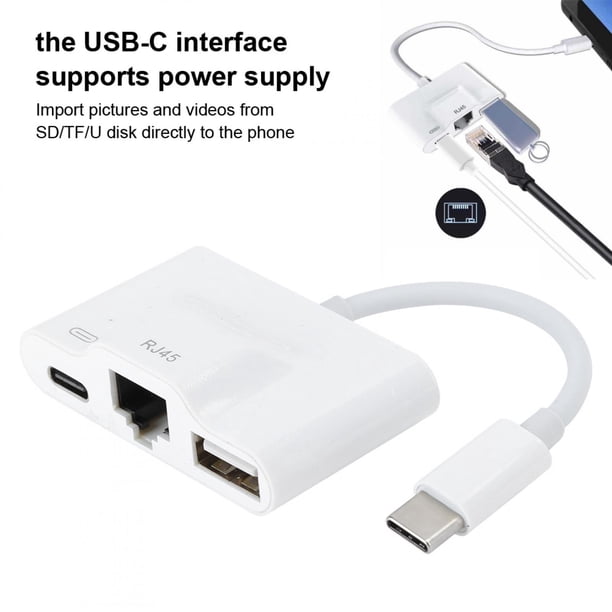 Adaptadores de Ethernet, RJ45 Cables de Card de Red Necos externa Adaptadores de cables, computadoras/tabletas para tableta iOS