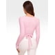 thumbnail image 2 of Remera INGIA de Manga Larga con Cuello en V y Lazo Rosa Leche M, 2 of 4