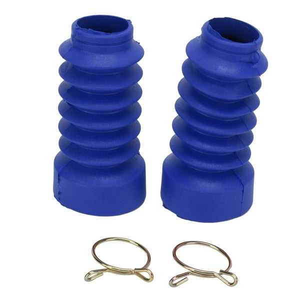 2 piezas de cubierta antipolvo de goma para amortiguador delantero de motocicleta de repuesto para DIO 18/27/28/34/35 azul