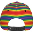 thumbnail image 6 of LGBT Gay Pride Rainbow Baseball Cap Vintage LGBT Gay Pride Adjustable Baseball Hat for Men Women, 6 of 8