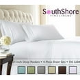 thumbnail image 2 of Vilano Springs 4-Piece Crochet Lace Hem Sheet Set by SouthShore Fine Linens, 2 of 8