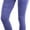 Blue, variant on ToBeInStyle Women's Space Dye Fleece Ankle Length Leggings