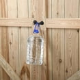 thumbnail image 3 of GFDYREE (2 Pack) 4" Privacy Hook and Eye Latch Easy Lock for Barn Door, Black, 3 of 5