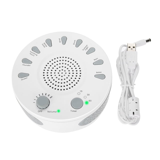 White Noise Machine Sound Relaxation Machine Sleep Sound Conditioner White Noise Sleep Relax Sound Therapy Baby Relaxation Soothing Aid Machine