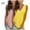 Yellow, variant on ZZwxWA 2pcs Women's Summer Tank Tops Basic Tanks V Neck Sleeveless T Shirts Side Split Womens Casual Camisole Loose Vest