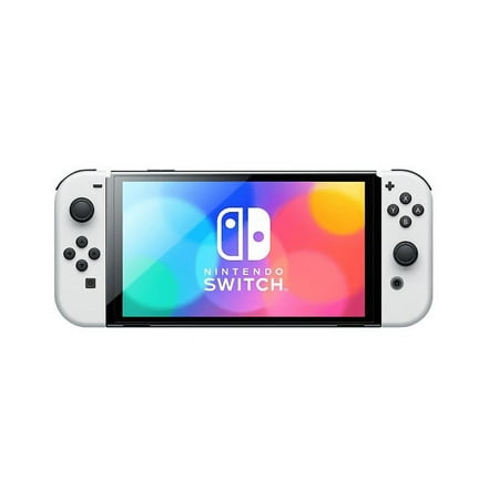 NINTENDO SWITCH OLED MODEL WITH WHITE JOY-CON HEGSKAAAA - WHITE