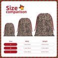 thumbnail image 2 of Super Soft Fabric Gift Bag Contraction Free Bag Mouth Pull Rope Design Red Ribbon Mouth For The Festival Leopard-5 Large, 2 of 8