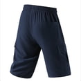 thumbnail image 5 of Dresfit Mens Cargo Shorts Drawstring Long Shorts Summer 2026 Big and Tall Baggy Shorts Lightweight Loose Fit Open Bottom Work Short Pants XL, 5 of 6