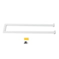 thumbnail image 6 of 7.87*35.43in U-Shaped Handrail White Modern Floor Standing for Indoor and Outdoor, 6 of 16
