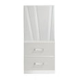 thumbnail image 4 of New Classic Furniture Europa 7-Piece Wood Queen Bedroom Set (B/Dr/Mr/2Ns with Panels), White, 4 of 14