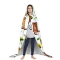 thumbnail image 3 of Honeii Rustic Western Charm Print Poncho Cape, Cloak Coat, Snuggly Hooded Wearable Blanket, Hooded Cape For Teenagers,Halloween Costumes-Medium, 3 of 7